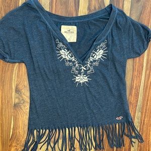 Hollister half shirt
